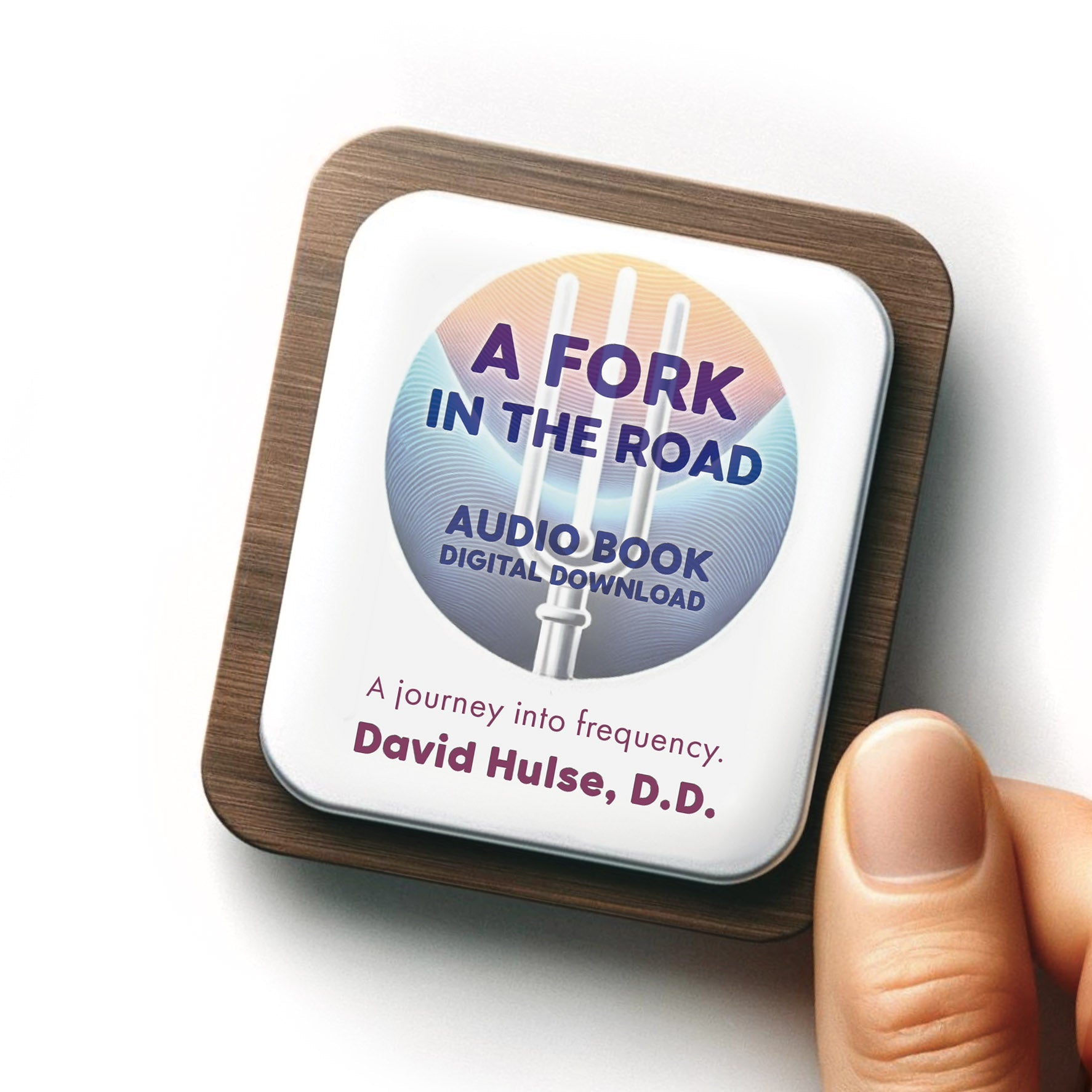 A fork in the road image for the audio digital copy of "A Fork in the Road. By David Hulse