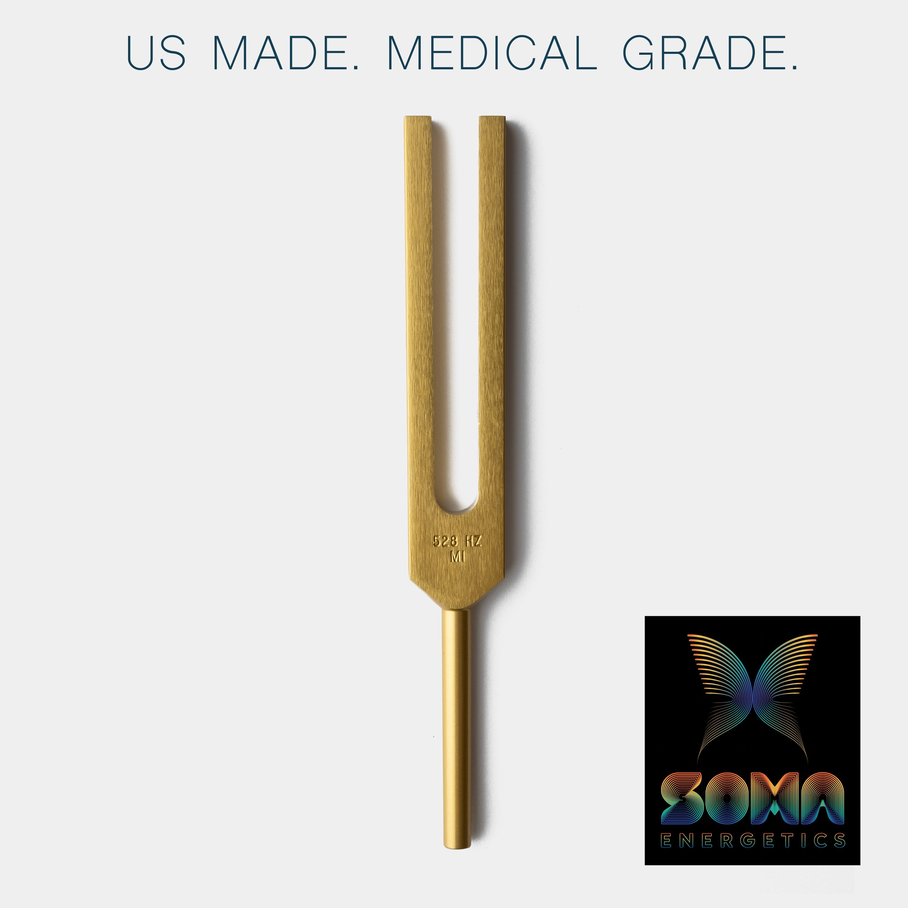 US Medical grade MI 528 HZ, yellow tuning for from the energy body tuning forks Phase one kit.