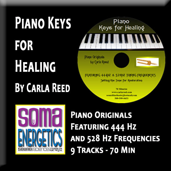 CD: Piano Keys for Healing - Tuned to the 528 Hz! - SomaEnergetics Sound Tools & Training