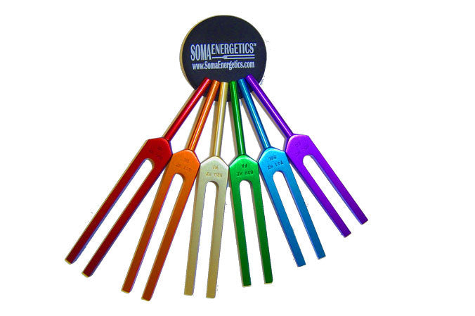 Solfeggio Energy Tuners - Etheric Color Tuning Forks! - SomaEnergetics Sound Tools &amp; Training