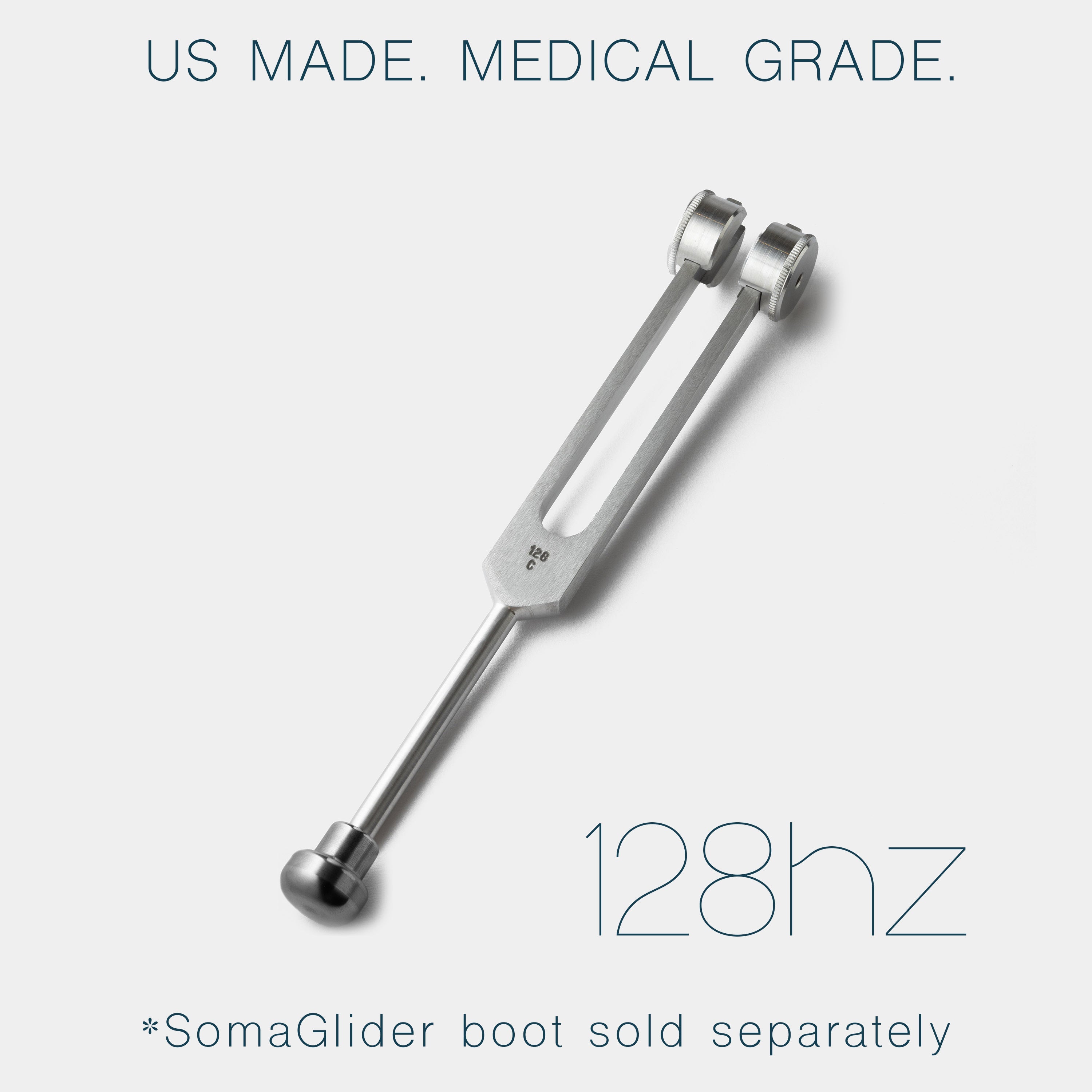 128 Hz | Otto Glider Tuning Fork Kit for Massage Therapists