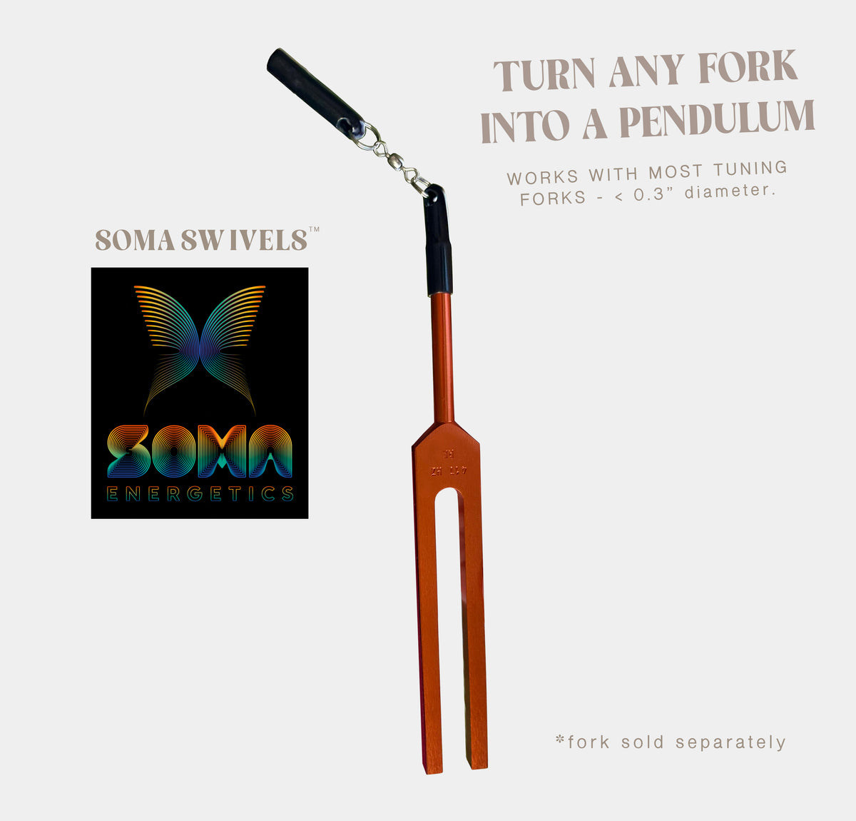 SomaEnergetics SomaSwivels - Turn A Tuning Fork into a Pendulum!