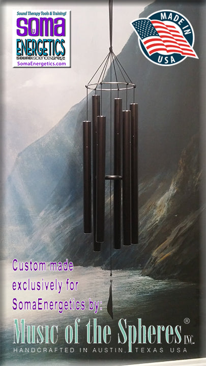 Solfeggio Wind Chimes - Custom Made Exclusively for SomaEnergetics! - SomaEnergetics Sound Tools & Training