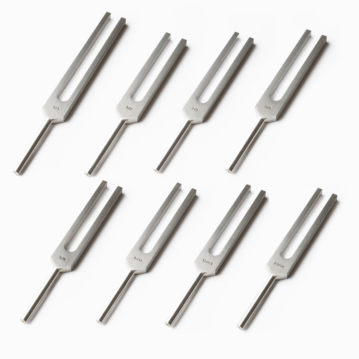 Fibonacci Tuning Fork Training Kit - Set of 8 with Online Course