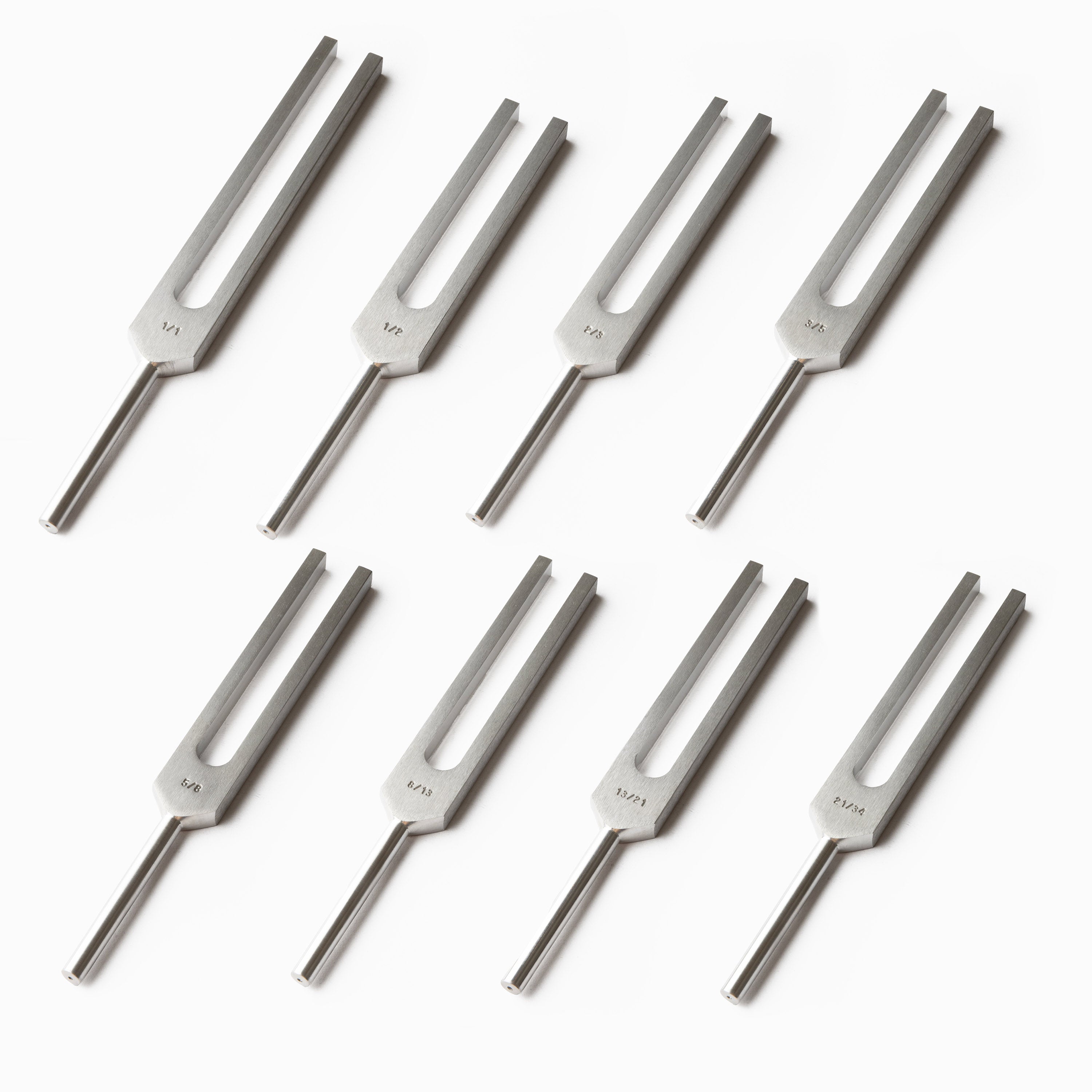 fibonacci tuning fork set of 8