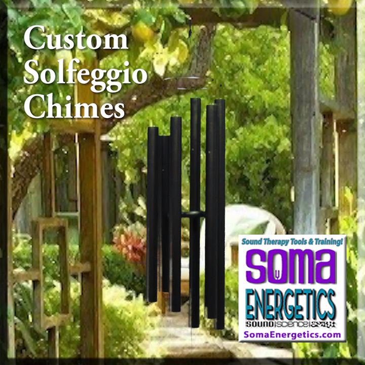 Solfeggio Wind Chimes - Custom Made Exclusively for SomaEnergetics! - SomaEnergetics Sound Tools & Training