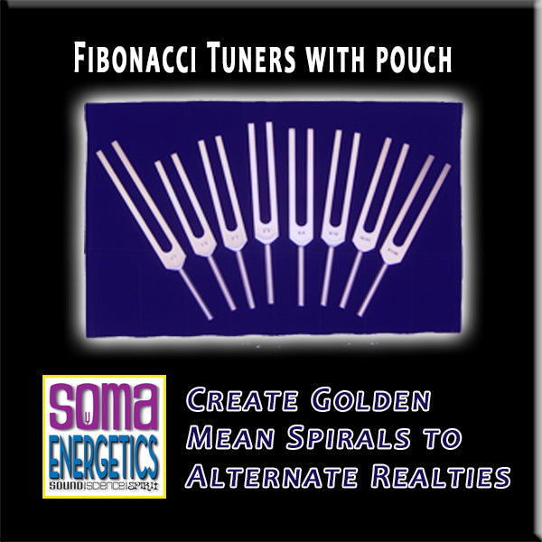 Fibonacci Tuners - Set of 8 - Gateway to Alternate Consciousness - SomaEnergetics Sound Tools & Training