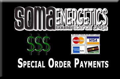 Special Order Payment - SomaEnergetics Sound Tools &amp; Training